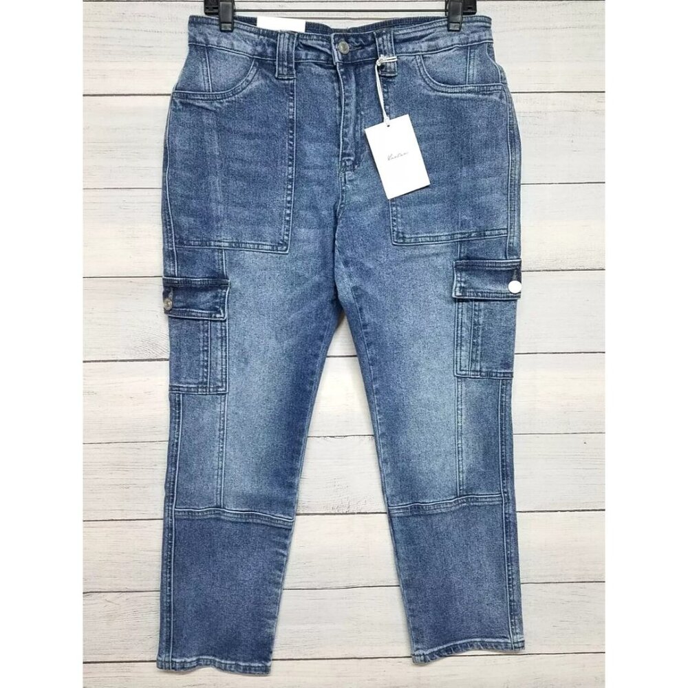 Kancan Avery Straight Leg Cargo Jeans Size Womens Size 7/27